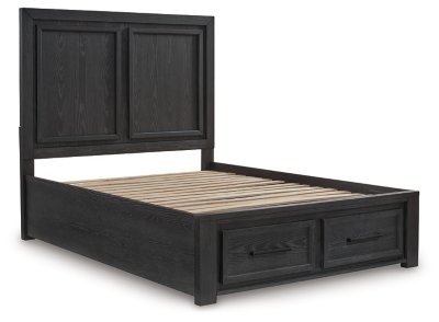 Foyland Queen Storage Bed, Dresser, Mirror and Nightstand - Image 6