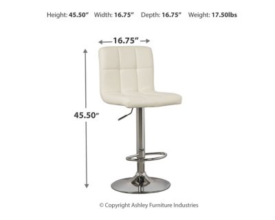Bellatier Adjustable Height Bar Stool (Set of 2) - Image 5