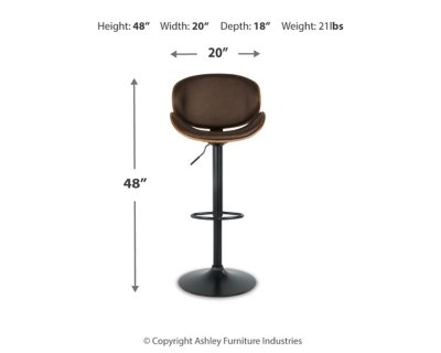 Bellatier Adjustable Height Bar Stool - Image 5