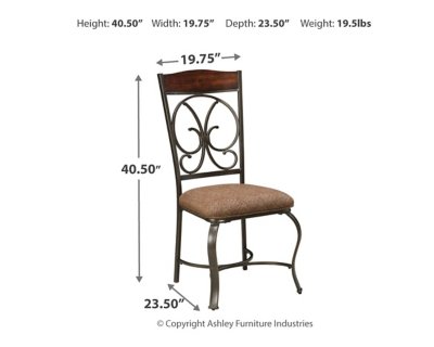 Glambrey Dining Table with 4 Chairs - Image 8