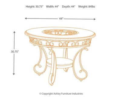 Glambrey Dining Table - Image 4