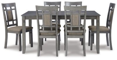 Jayemyer Dining Table and Chairs (Set of 7) - Image 3
