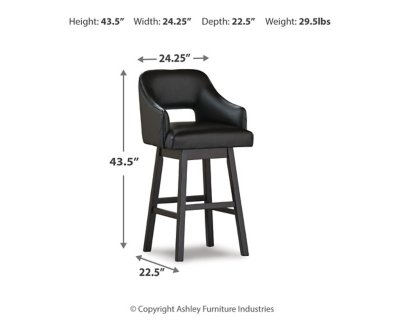 Tallenger Bar Height Bar Stool (Set of 2) - Image 4