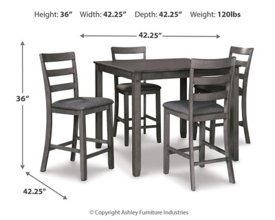 Bridson Counter Height Dining Table and Bar Stools (Set of 5) - Image 5