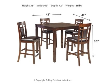 Bennox Counter Height Dining Table and Bar Stools (Set of 5) - Image 5