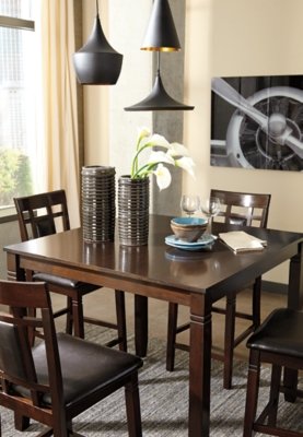 Bennox Counter Height Dining Table and Bar Stools (Set of 5) - Image 4