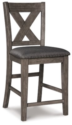 Caitbrook Counter Height Upholstered Bar Stool (Set of 2) - Image 4