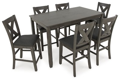 Caitbrook Counter Height Dining Table and Bar Stools (Set of 7) - Image 4