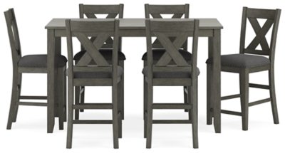 Caitbrook Counter Height Dining Table and Bar Stools (Set of 7) - Image 5