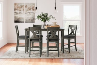 Caitbrook Counter Height Dining Table and Bar Stools (Set of 7) - Image 3