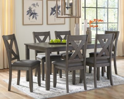 Caitbrook Dining Table and Chairs (Set of 7) - Image 3