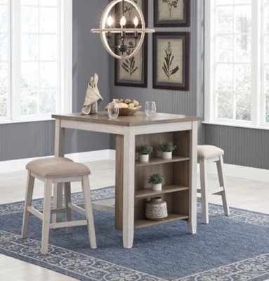 Skempton Counter Height Dining Table and Bar Stools (Set of 3) - Image 3