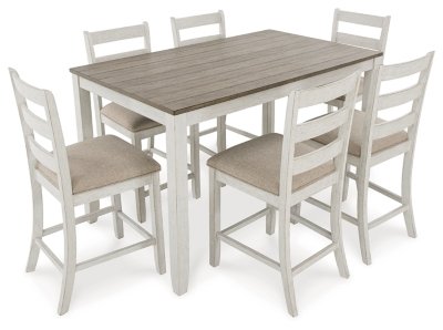 Skempton Counter Height Dining Table and Bar Stools (Set of 7) - Image 5