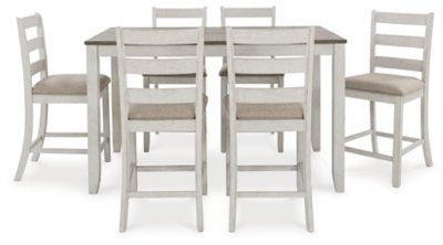 Skempton Counter Height Dining Table and Bar Stools (Set of 7) - Image 4