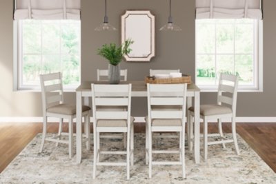 Skempton Counter Height Dining Table and Bar Stools (Set of 7) - Image 3
