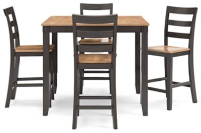 Gesthaven Counter Height Dining Table and 4 Barstools (Set of 5) - Image 4