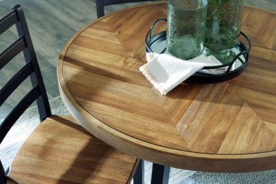 Blondon Dining Table and 4 Chairs (Set of 5) - Image 13