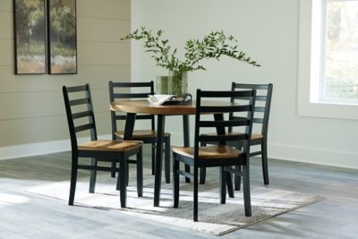 Blondon Dining Table and 4 Chairs (Set of 5) - Image 3