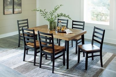 Blondon Dining Table and 6 Chairs (Set of 7) - Image 10