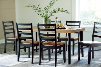Blondon Dining Table and 6 Chairs (Set of 7) - Image 11