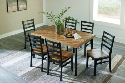 Blondon Dining Table and 6 Chairs (Set of 7) - Image 12