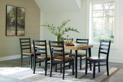 Blondon Dining Table and 6 Chairs (Set of 7) - Image 3