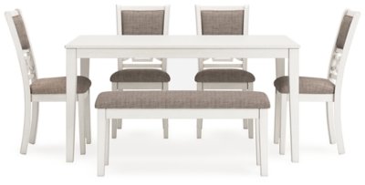 Erinberg Dining Table and 4 Chairs and Bench (Set of 6) - Image 4