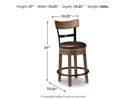 Pinnadel Counter Height Bar Stool (Set of 2) - Image 4