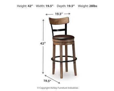 Pinnadel Bar Height Bar Stool (Set of 2) - Image 4