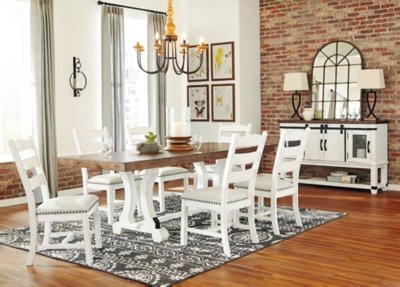 Valebeck Dining Table and 8 Chairs with Server - Image 13