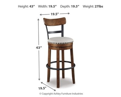 Valebeck Bar Height Bar Stool - Image 5