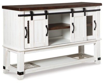 Valebeck Dining Table and 8 Chairs with Server - Image 9