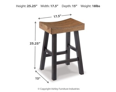 Glosco Counter Height Bar Stool (Set of 2) - Image 5