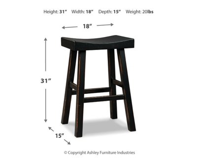 Glosco Pub Height Bar Stool - Image 5