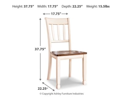 Whitesburg Dining Table, 4 Chairs, Bench and Server - Image 15