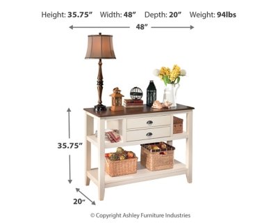 Whitesburg Dining Table and 6 Chairs with Server - Image 11