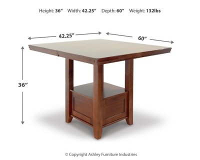 Ralene Counter Height Dining Table and 6 Barstools - Image 4