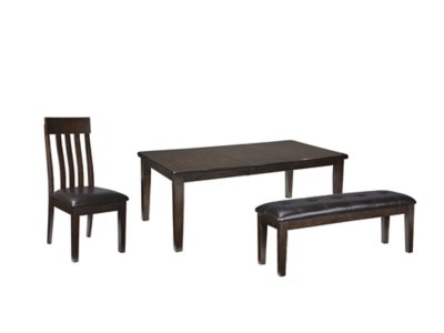 Haddigan Dining Table with 4 Chairs and Bench - Image 3