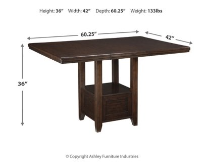 Haddigan Counter Height Dining Extension Table - Image 6