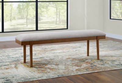 Lyncott 59" Upholstered Dining Bench - Image 3