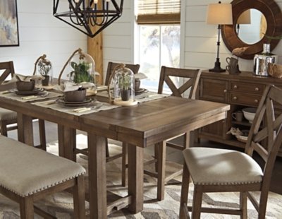 Moriville Counter Height Dining Extension Table - Image 7