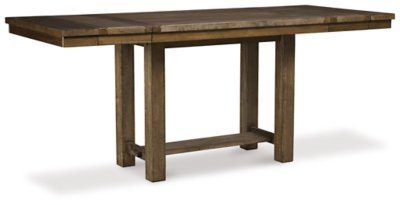 Moriville Counter Height Dining Table, 4 Barstools and Server - Image 3