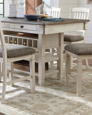 Bolanburg Counter Height Dining Table, 4 Barstools, Bench and Server - Image 29