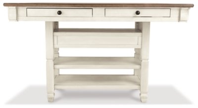 Bolanburg Counter Height Table with 6 Barstools, Server and Display Cabinet - Image 7