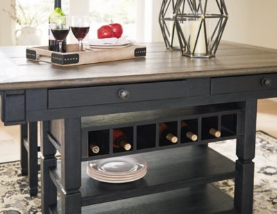 Tyler Creek Counter Height Dining Table and 4 Barstools and Bench - Image 8