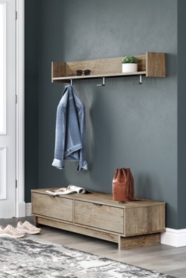 Oliah Bench with Coat Rack - Image 3