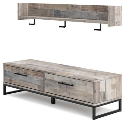 Neilsville Bench with Coat Rack - Image 3