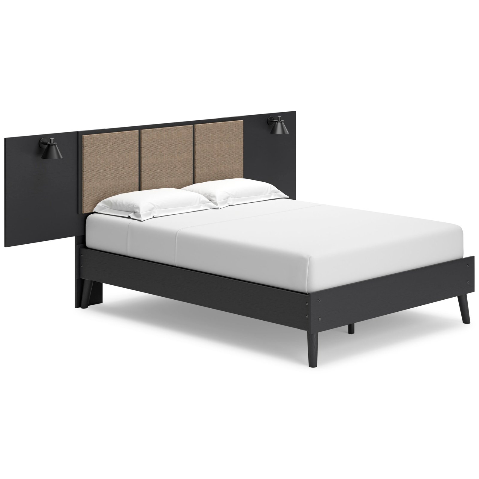 Charlang Full Panel Platform Bed with 2 Extensions