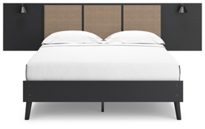 Charlang Queen Panel Platform Bed with 2 Extensions - Image 4