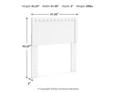 Hallityn Twin Panel Headboard - Image 5